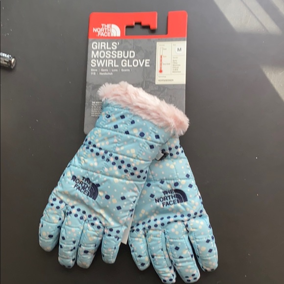 north face mossbud gloves